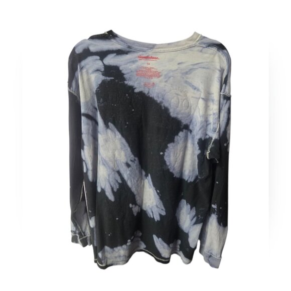 Black and White Long Sleeve Tee with Rugrats Design - Picture 3 of 8